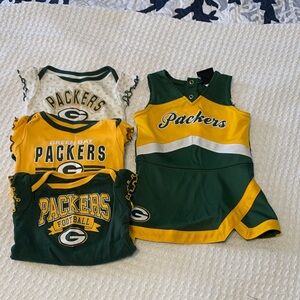 Green Bay Packers baby onsies and lil girls dress